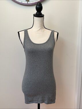 Merona Gray Scoop Neck Tank Top